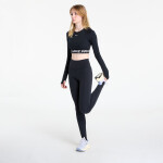 Tričko Nike Pro Women's Dri-FIT Cropped Long-Sleeve Top Black/ White L