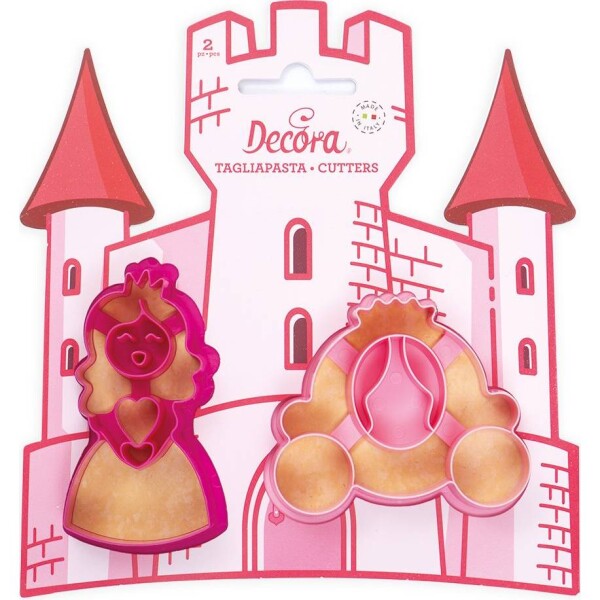 Vykrajovátko princezna a kočár 2ks - Decora - Decora
