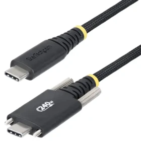 StarTech S2CEPR2M-USBSL / Nabíjecí kabel USB-C - USB-C / 240W / 2m / černá (S2CEPR2M-USBSL-CABLE)