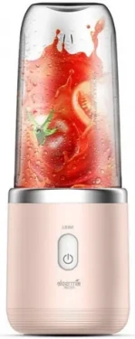 Deerma NU05 ružová / smoothie mixér / 140 W / 21.000 ot.-min / 0.4 l (NU05)