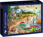 BlueBird Puzzle Letné kempovanie pri jazere