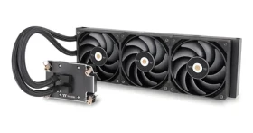 Thermaltake AW420 čierna / AIO vodný chladič CPU / 3x 140 mm / 2000 RPM / 31,6 dB / 625 W TDP (CL-W445-PL14BL-A)