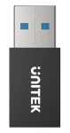 Unitek A1056ABK01 čierna / Adaptér / USB-A (M) - USB-A (F) (A1056ABK01)