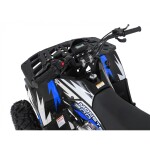 Mamido Detská benzínová štvorkolka RamiGO MONSTER 200CC čierno-modrá