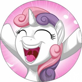 Jedlý papier My Little Pony Bella 19,5 cm - Pictu Hap