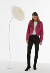 Monnari Bundy Pink Classic Biker Jacket Multicolor 40