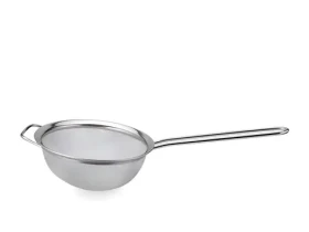 Weis Kuchynské sito nerez / Kuchynské sito / priemer 16 cm / dĺžka 32 cm / hustota sita 0,85 mm (16086)