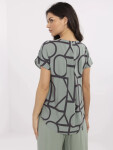 Blúzka D73771M11171D khaki farba XL
