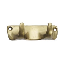 MADAM STOLTZ Kovový vešiak Matt Brass 8 cm