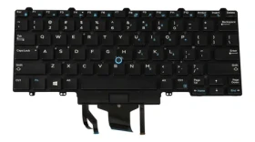 DELL podsvietená klávesnica pre Latitude / Náhradná klávesnica / podsvietená (WDJ4X)