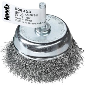 Kwb kwb Hrnkové kefy, zvlnený oceľový drôt HSS, na použitie s vŕtačkami a akumulátorovými skrutkovačmi 606333 1 ks 606333 1 ks; 606333