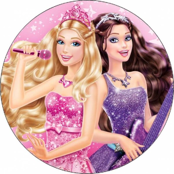 Jedlý papier Barbie popová hviezda 19,5 cm - Pictu Hap - Pictu Hap