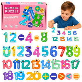 Mamido Magnetická sada čísla a matematické znamienka 26 dielikov