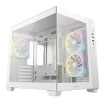 DEEPCOOL CG330 3F biela / PC skriňa / mATX / Bez zdroja / Temperované sklo (R-CG330-WHNGM3-G)