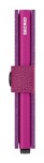 Kožená mini peňaženka Secrid Miniwallet Crisple Fuchsia