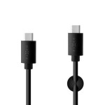 FIXED Dátový a nabíjací USB-C kábel s konektorom USB-C čierna / USB 2.0 / 15W (FIXD-CC-BK)