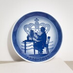 Royal Copenhagen Porcelánový tanier Blue Collectibles Anniversary Ø 18 cm