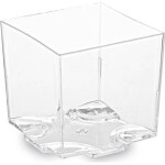 Fingerfood pohár PS hranatý čirý 44x44x43mm 65ml - 20ks - Wimex - Wimex