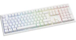 Ducky One X Wireless DE biela / herná klávesnica / MX Linear / bezdrôtová / 2.4 GHz / USB-C / Bluetooth (DKZE2408ST3-CRUSPDOECL2WW1)