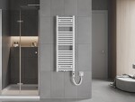 MEXEN/S - Hades radiátor + vykurovacia tyč 1200 x 400 mm, 600 W, biela W104-1200-400-2600-20