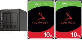 Qnap TS-453E-8G + 2x Seagate IronWolf 10TB (ST10000VN000)