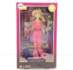 Mamido Mamido Bábika Anlily v overale 29 cm ružová