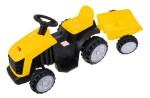 Mamido Detský elektrický traktor s prívesom žltý