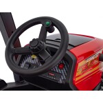 Mamido Detský elektrický traktor BLAST s prívesom 2x200W červený
