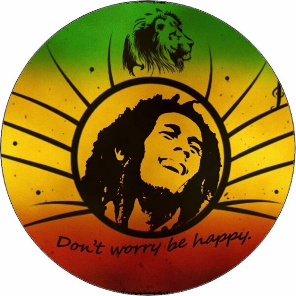 Jedlý papier Bob Marley Buď šťastný 19,5 cm - Pictu Hap - Pictu Hap