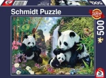Schmidt Puzzle Pandy pri vodopáde