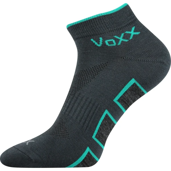 VOXX ponožky Dukaton silproX tmavosivé 3 páry 35-38 100715