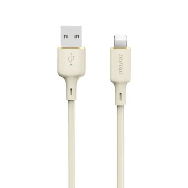 Dudao Dátový kábel L7SL / USB-A / Lightning 5A / 1 m / béžová (156306)