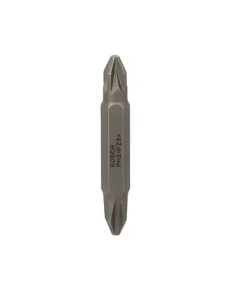 BOSCH Bit obojstranný PH2/PZ2 / Bit obojstranný / dĺžka 45 mm (2607001743)