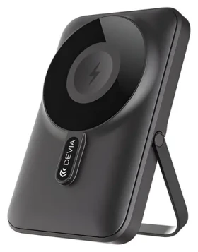 Devia Extreme Speed Series sivá / Powerbanka / Magnetická / s držiakom / 10 000 mAh / 22,5W (6942297112162)