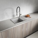 Kuchinox - SHIRE granitový drez 1-kom s odkvapkávačom SBS_513Y