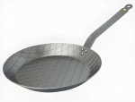 De Buyer Mineral B Element steaková panvica 24 cm / Panvica / Oceľ (5616.24)