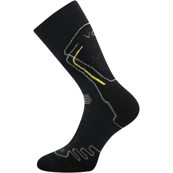VOXX Ponožky Limit III anthracite 3 páry 43-46 116554