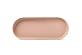 BlimPlus Minerva Tácka oválna pink sand / Tácka / O 30 cm / bez BPA (VS006-00000M-335)