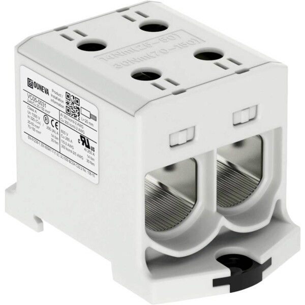 Ouneva Group VC05-0031 blok rozvádzača skrutkovací sivá 1 ks; VC05-0031