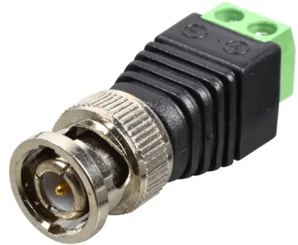 DeLock Adaptér BNC (M) - Terminal Block 2pin čierna (65323)