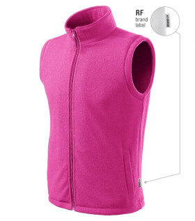 Next fleecová vesta unisex fuchsiovo červená 49 (štítok značky) S