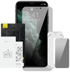Baseus SGJC110602 Crystal Privacy Tvrdené sklo 0.3 mm pre Apple iPhone X/XS (SGJC110602)