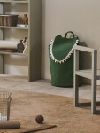 Ferm LIVING Detský úložný kôš Crocodile Artichoke Green