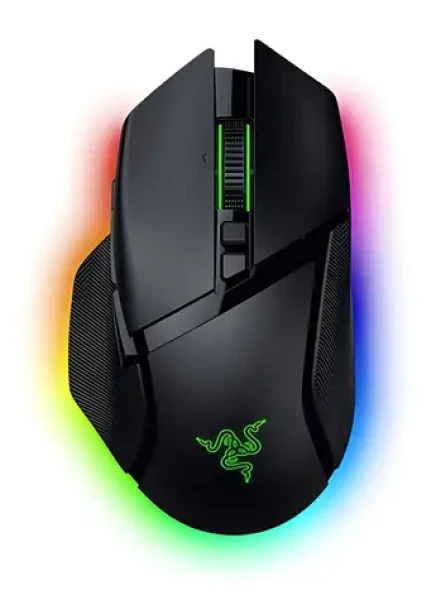 Razer Basilisk V3 Pro 35K čierna / Bezdrôtová herná myš / HyperScroll / 35000 DPI / 11 tlačidiel / RF/BT/USB-A (RZ01-05240100-R3G1)