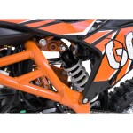 Mamido Detská benzínová motorka RamiGO ULTRA 66 125CC oranžová