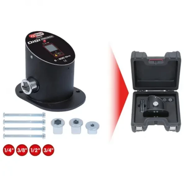 KS TOOLS 516.0100 Merací prístroj na krútiaci moment / LCD displej / od 5 Nm do 500 Nm (516.0100)