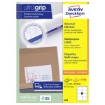 Avery-Zweckform 4782 97 x 67.7 mm papier biela 240 ks trvalé univerzálne etikety atrament, laser, kópie; 4782