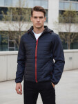 Pánska prechodná bunda prešívaná tmavomodrá FashionStreet TX4401 XL