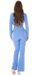 Elegant high-waisted business style flared pants XS