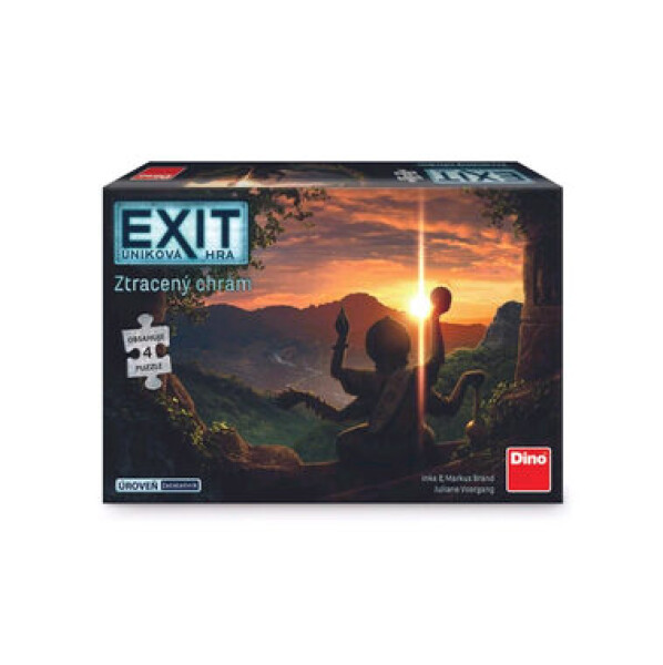 Dino Exit Úniková hra s puzzle: Stratený chrám - Párty hra